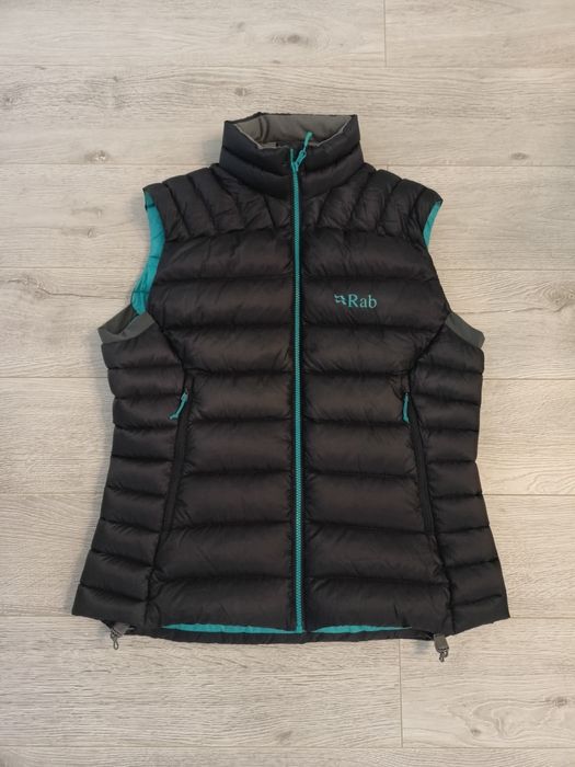 Bezrękawnik Puchowy Ocieplany Rab Trekkingowy Górski Sportowy
