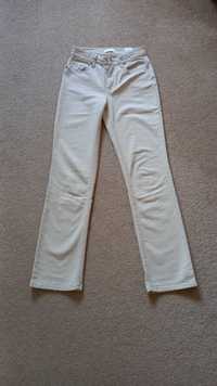 Spodnie jeansowe beżowe roz. 36
