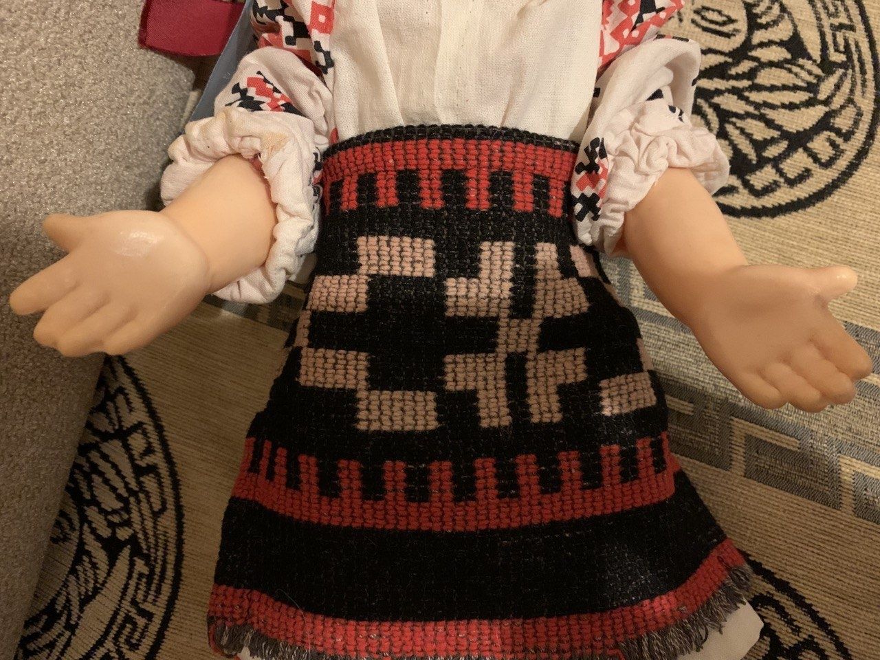 Кукла  украиночка ,СССР,паричковая