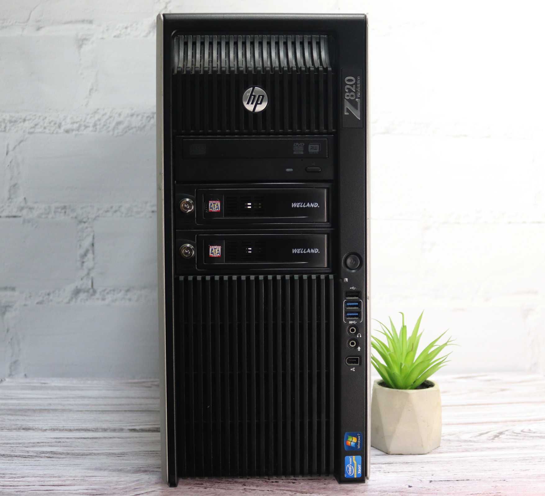 Робоча станція HP  Z820 Intel Xeon E5-2640 32Gb RAM 512Gb SSD