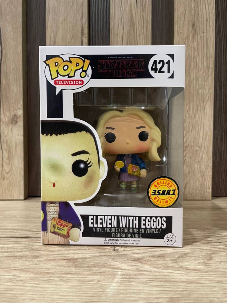 Фигурка FunkoPop Фанко Поп Очень странные дела Eleven with Eggos № 421