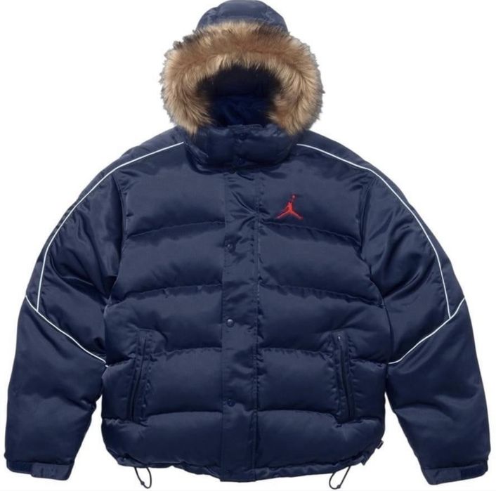 ПУХОВИК JORDAN X SUPREME/ Куртка Jordan x Supreme