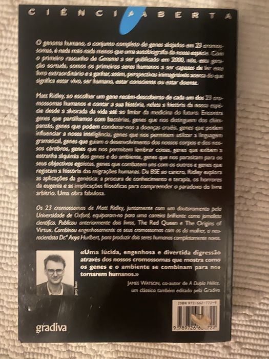 Genoma - autobiografia de uma espécie em 23 capitulos