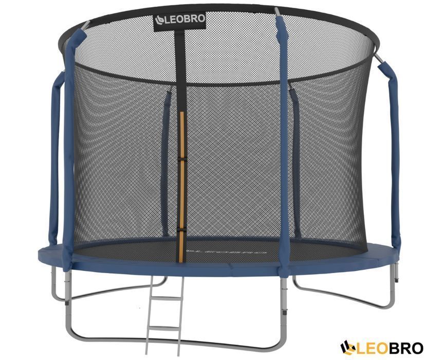 Батут 312 см — LEOBRO Premium 10FT BLUE (з драбинкою)