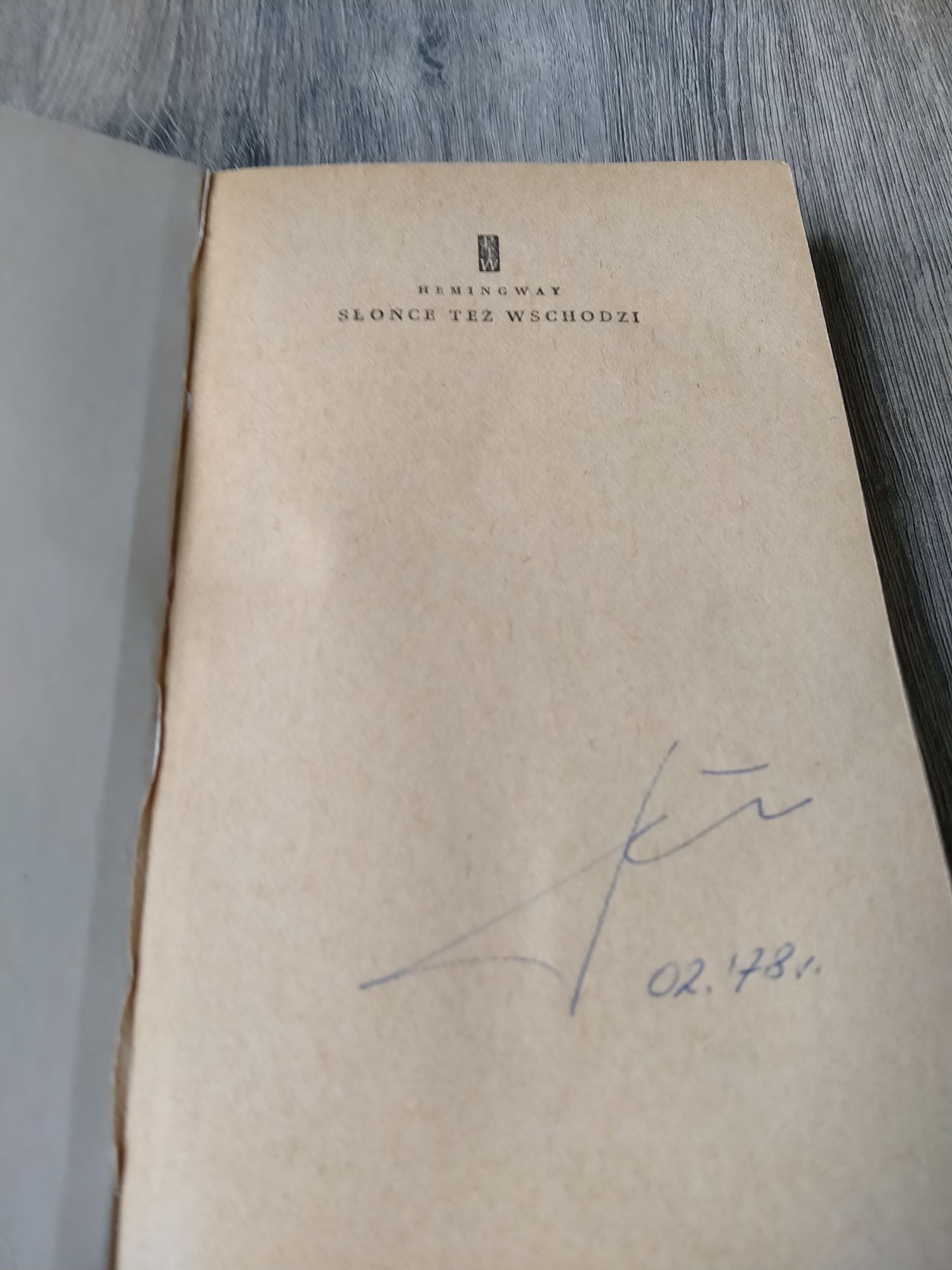 Ernest Hemingway Słońce też wschodzi