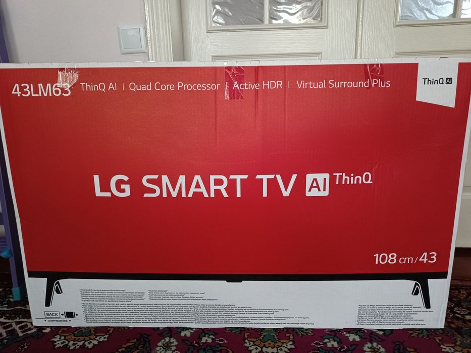 Телевизор LG 43 дюйма