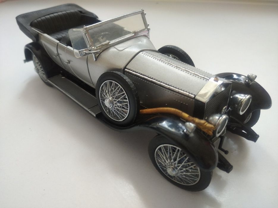 Franklin Mint.1925 Rolls Royce Silver Ghost - Silver