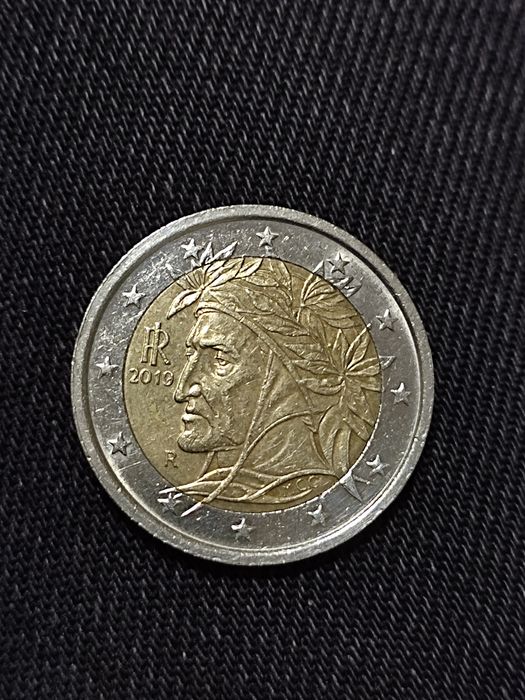 Монета Італії ном. 2 Євро. 
160 грн.