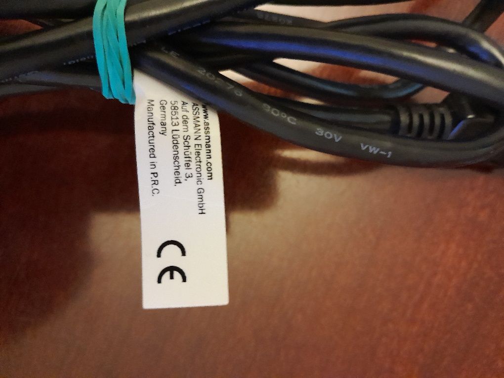 Kabel, przewód display port Assman 2m