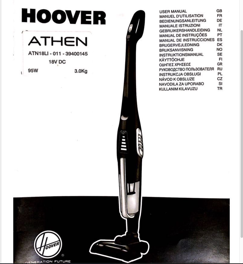 Odkurzacz  bezprzewodowy HOOVER ATCHEN