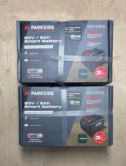 Акумулятор PARKSIDE 20v 8Ah SMART 2025