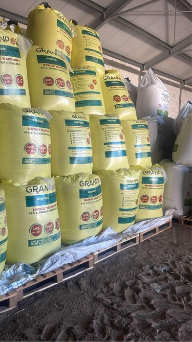 Wapno granulowane magnezowe, Kreda 98% , Czarna Kreda Humus