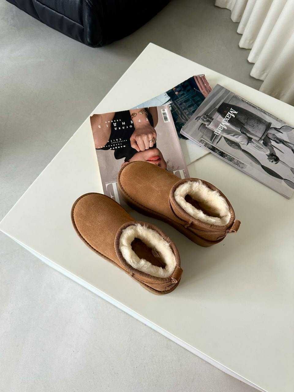 Розпродаж UGG Ultra Mini Platform Ginger коричневые УГГ ультра міні