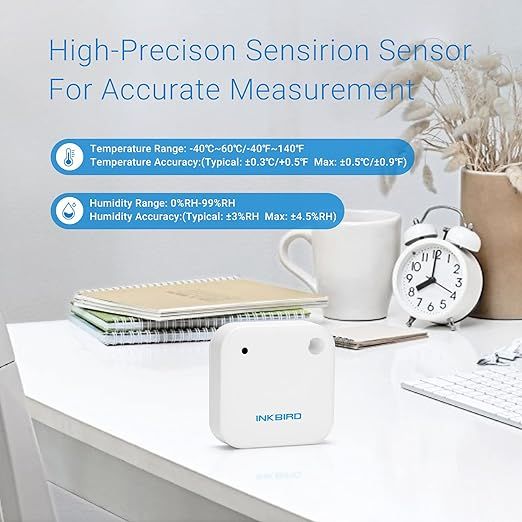 inkbird ibs-th2 bluetooth higrometr, termometr vv