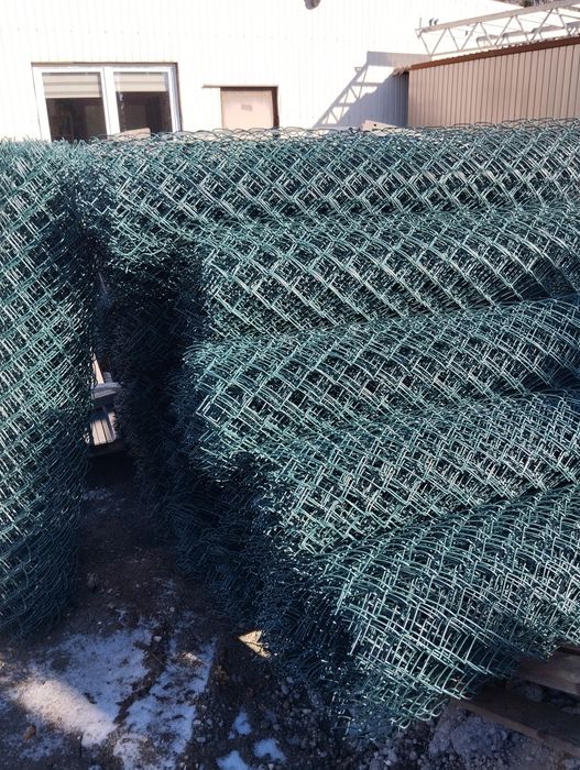 Siatka ogrodzeniowa powlekana zielona