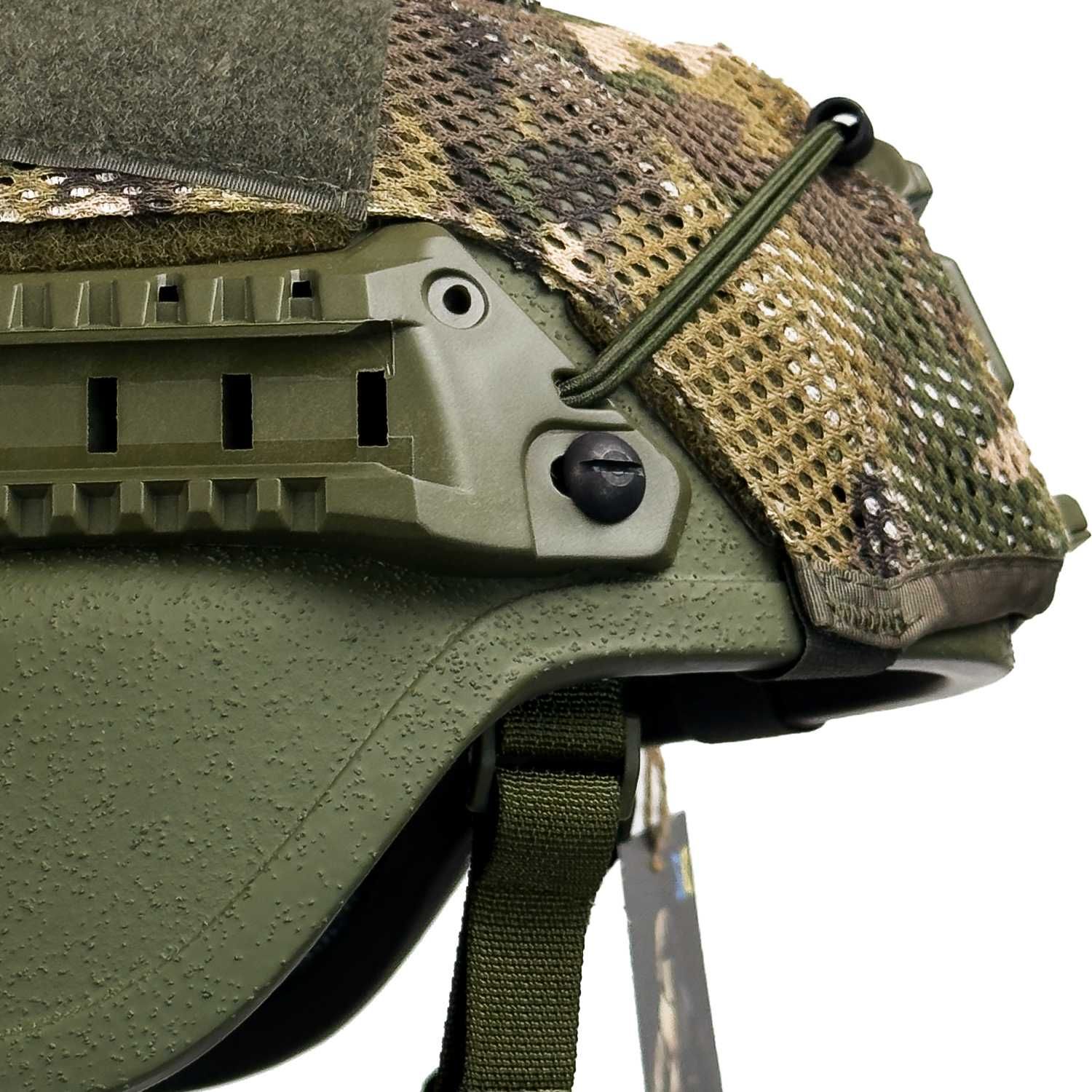Балістичний шолом Sestan-Busch Helmet BK-ACH-MC. Олива. (З вухами)