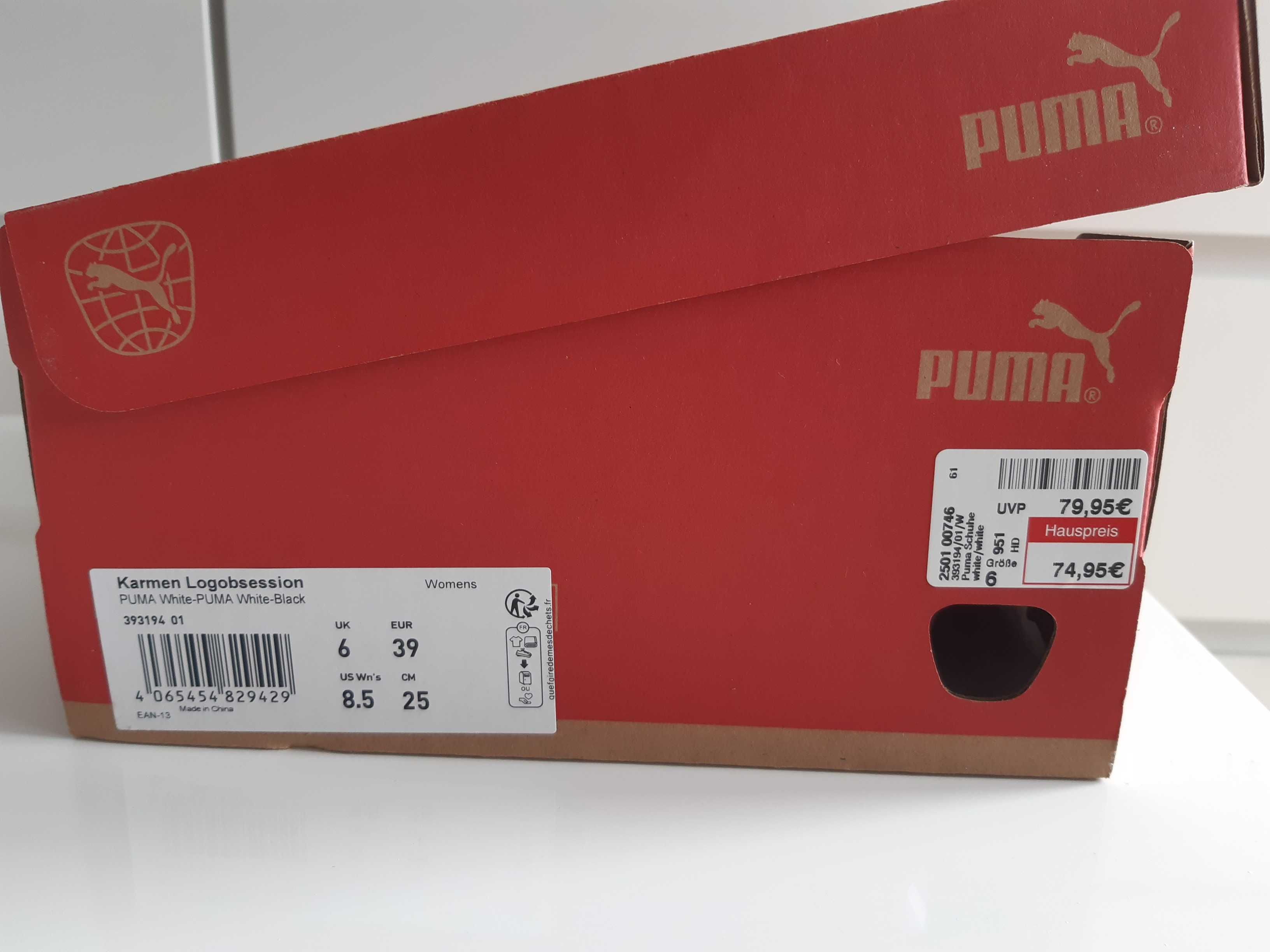 Sneakersy Puma Karmen Logobsession trampki do kostki, r. 39