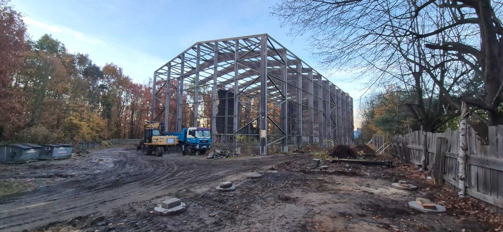 Sprzedam dźwigary i słupy z drewna klejonego