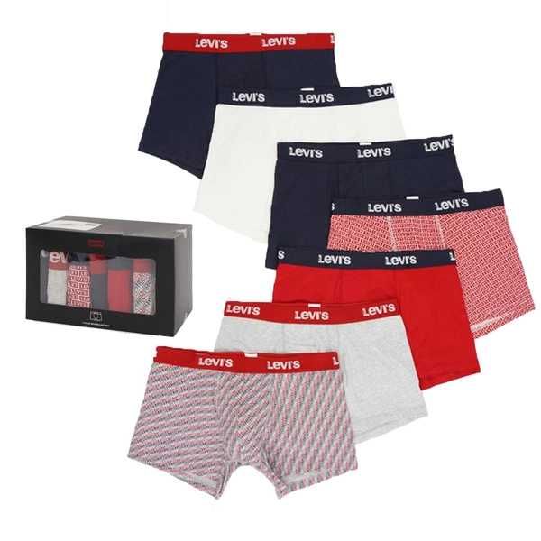Bokserki majtki męskie Levi's Men Boxershort 7-Pack r. M-XL