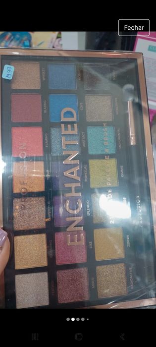 Paleta maquiagem  21 cores