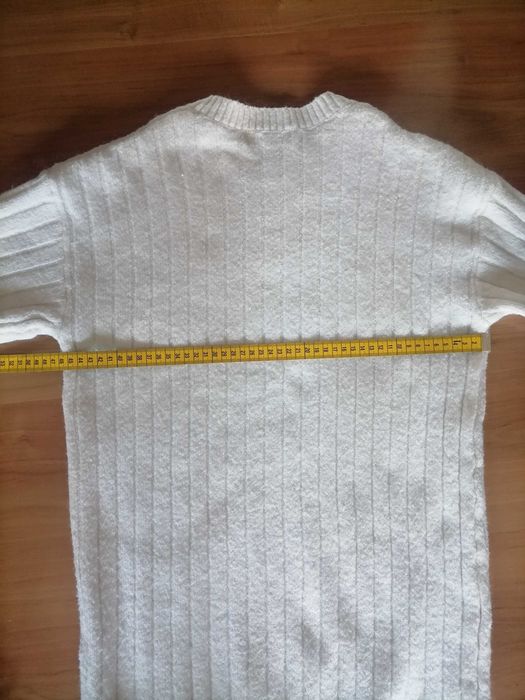 Sukienka dzianinowa H&M rozm 152 ecru