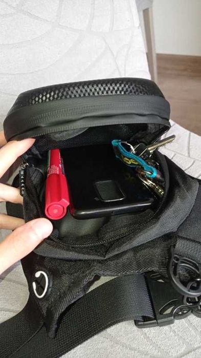 SASZETKA TORBA MOTOCYKLOWA NA Nogę Udo Nerka Biodro Motocykl Motor