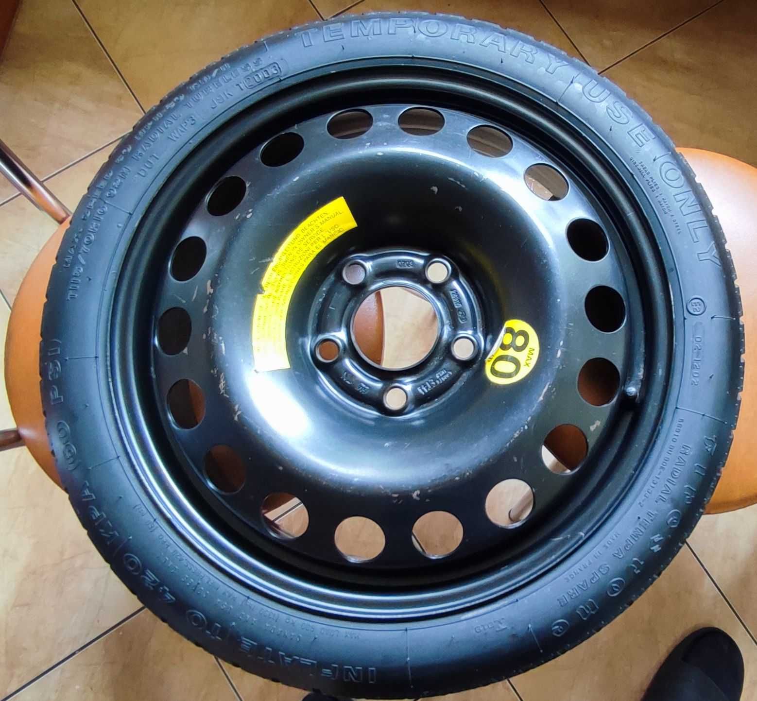 Koło dojazdowe zapasowe 16'' OPEL VECTRA C Wkład bagażnika Zapas