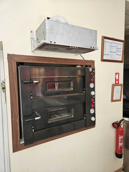 Forno Elétrico Profissional de Dois Andares + Exaustor