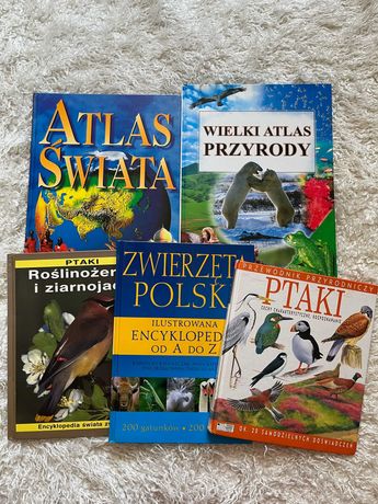 Atlas świata, Ptaki, Wielki Atlas Przyrody, Encyklopedia Zwierząt