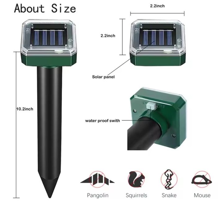 Отпугиватель грызунов 2шт