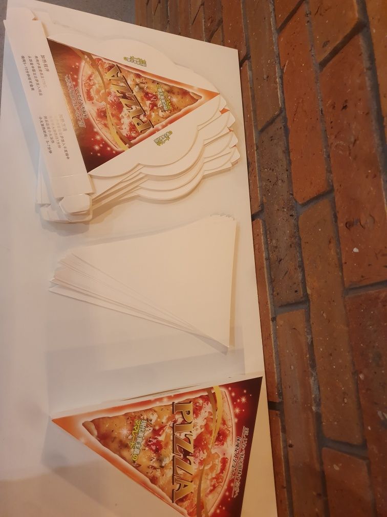 Czadowe opakowania na pizzę trójkąty