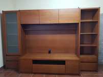 Vendo móvel de sala madeira cerejeira em bom estado