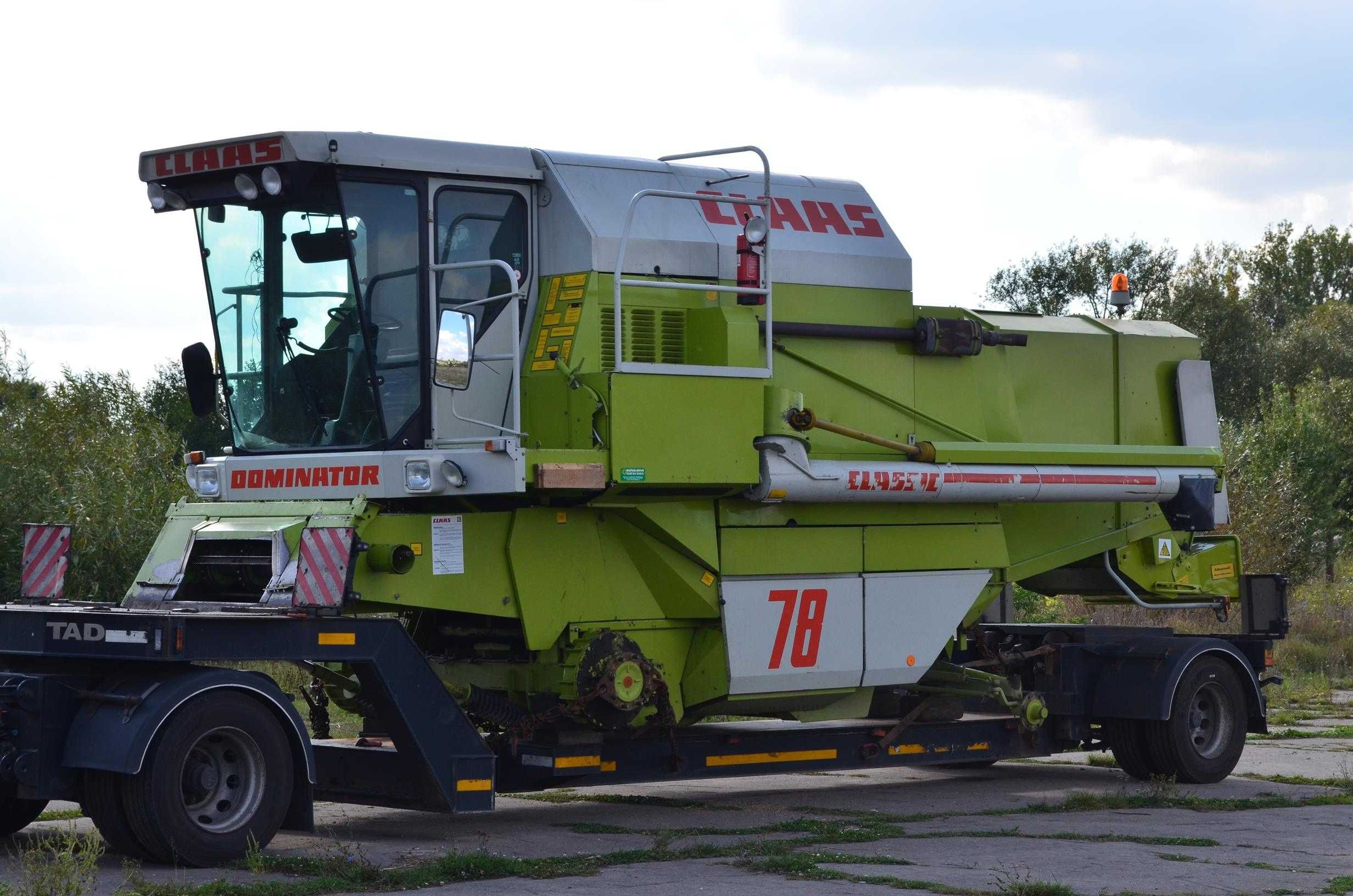 Продам свіжопривезений комбайн Claas Dominator 78 CLASSIC 1991р2200mtg