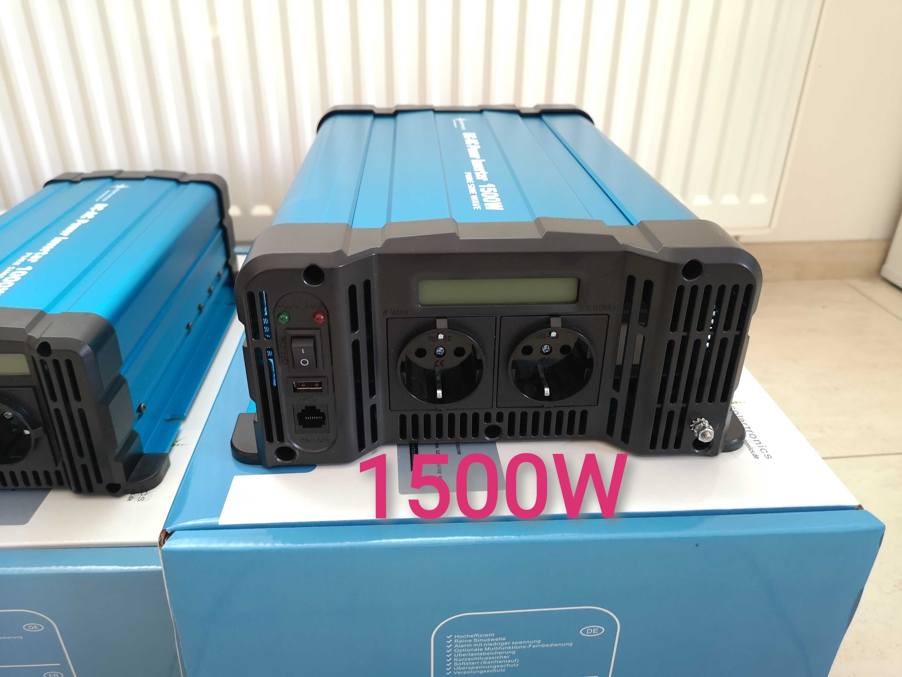 Інвертор 12 220 Solartronics Німеччина   1000W/2000W/1500W/3000W