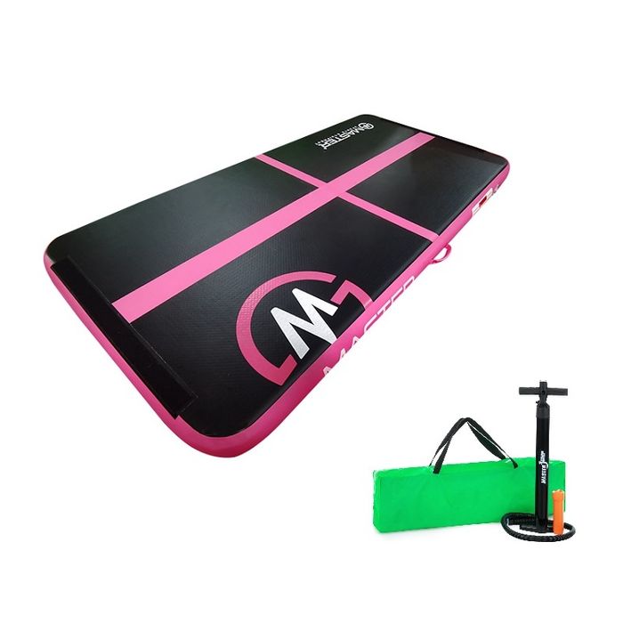 Airtrack Ścieżka Akrobatyczna Master 200 X 100 X 10 Cm - Czarno-Różowy