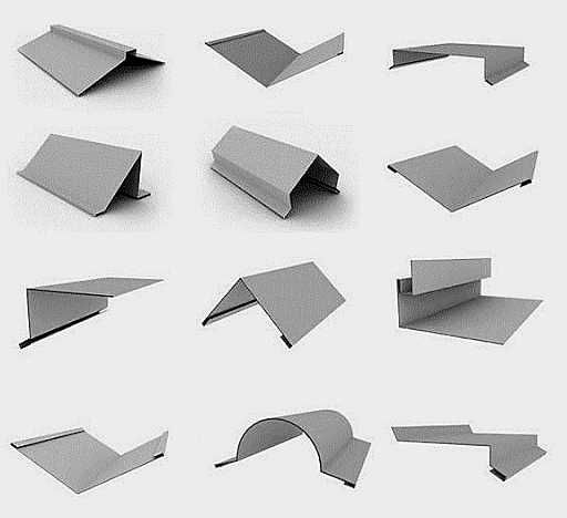 Послуги гибки метала відлив, коньок, вітрова, крапельник, лобова та ін