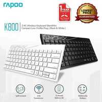 Клавіатура Rapoo K800 бездротова безшумна компактна