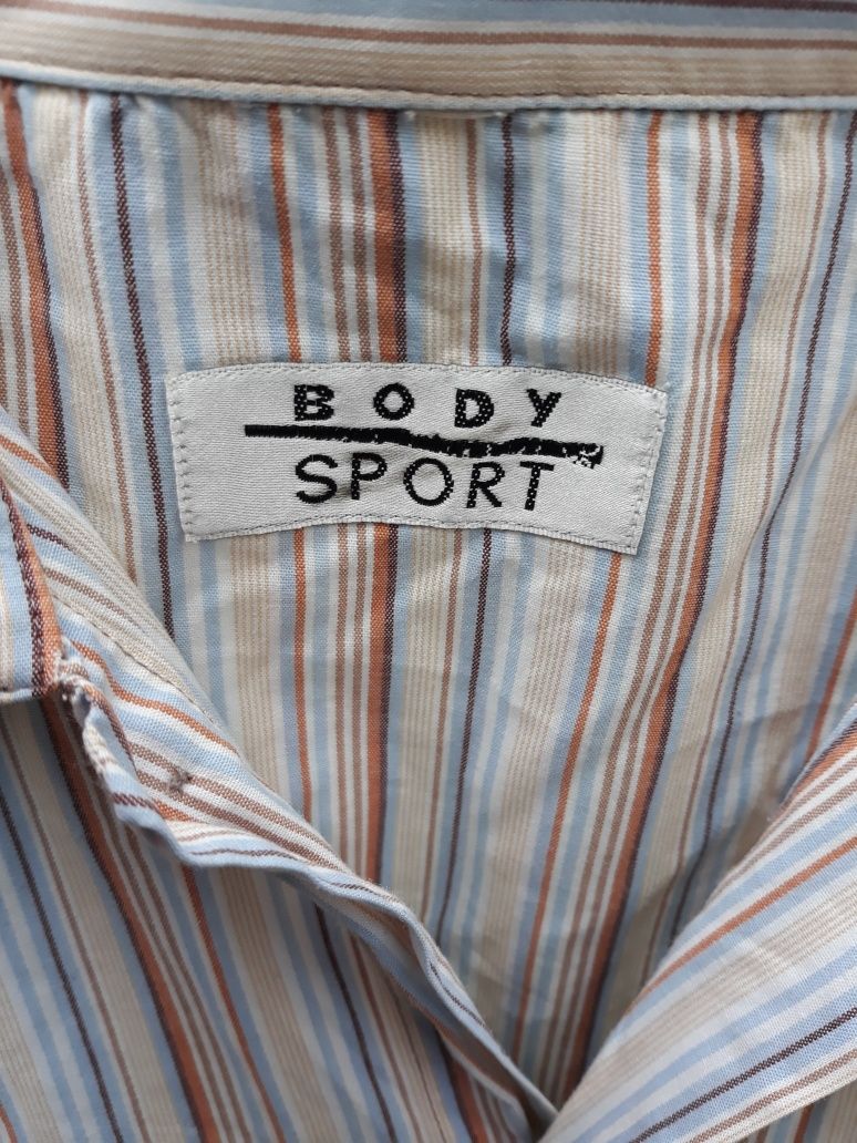 Koszula krótki rękaw w paski Body sport 7 xl 56