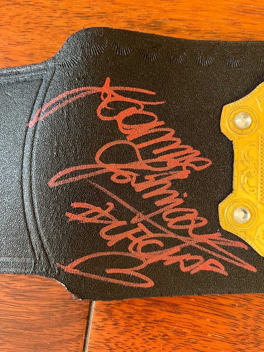 Joanna Jędrzejczyk UFC KSW MMA pas mistrzowski UFC z autografem + cert