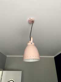 Lampa różowa IKEA - 33 cm