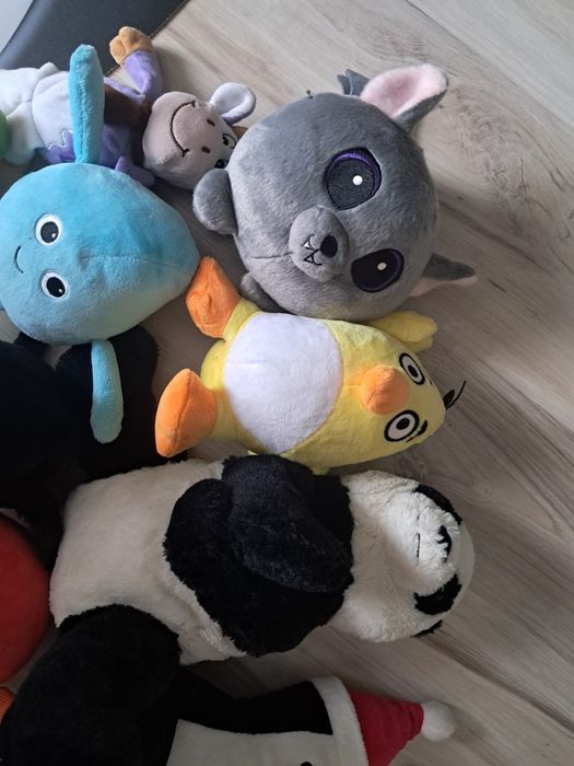 Maskotki różne komplet