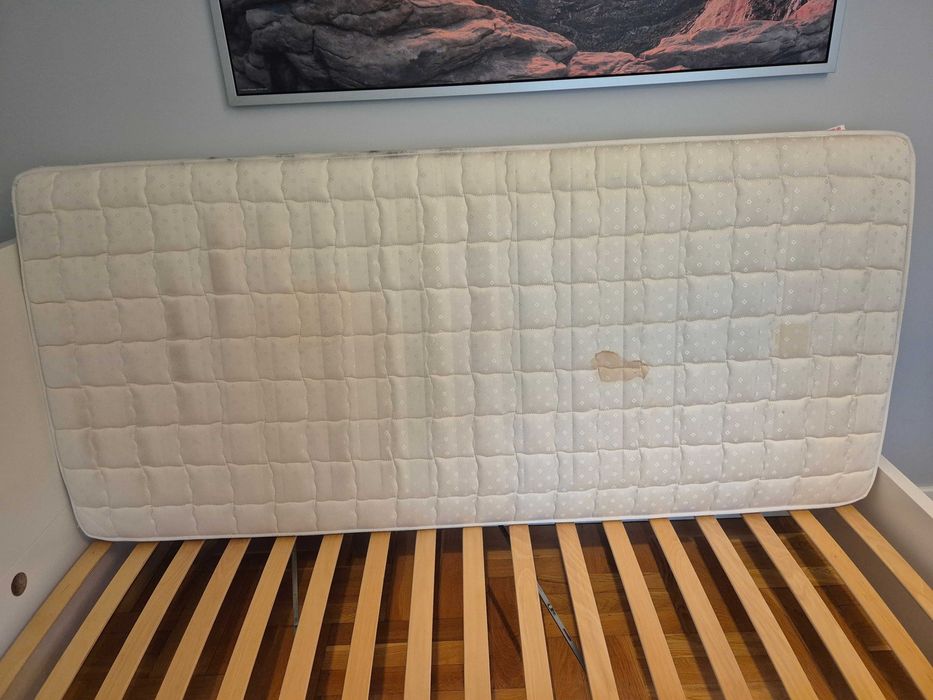 Łóżko Malm 90x200 z materacem