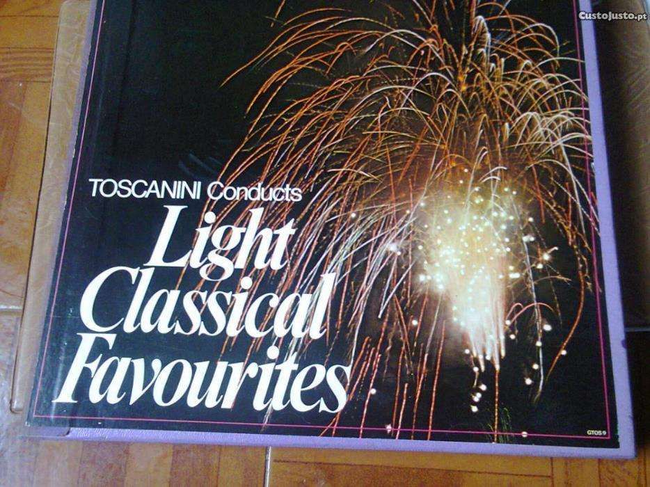 light Classical favourites, Arturo Toscanini, cx com 10 discos vinil