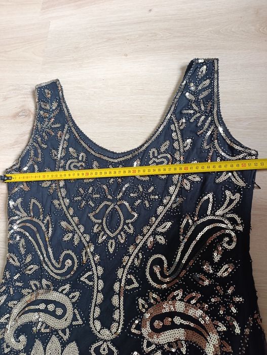 Strój karnawałowy lata 20-30 z dodatkami rozmiar 2XL