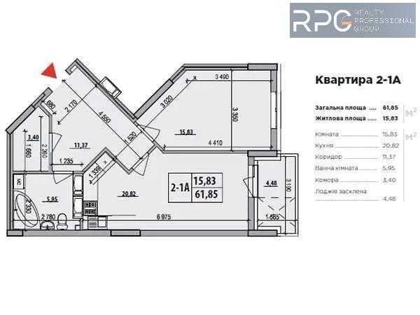 Продаж 1-к квартири в ЖК Русанівська Гавань 62 кв.м з ремонтом
