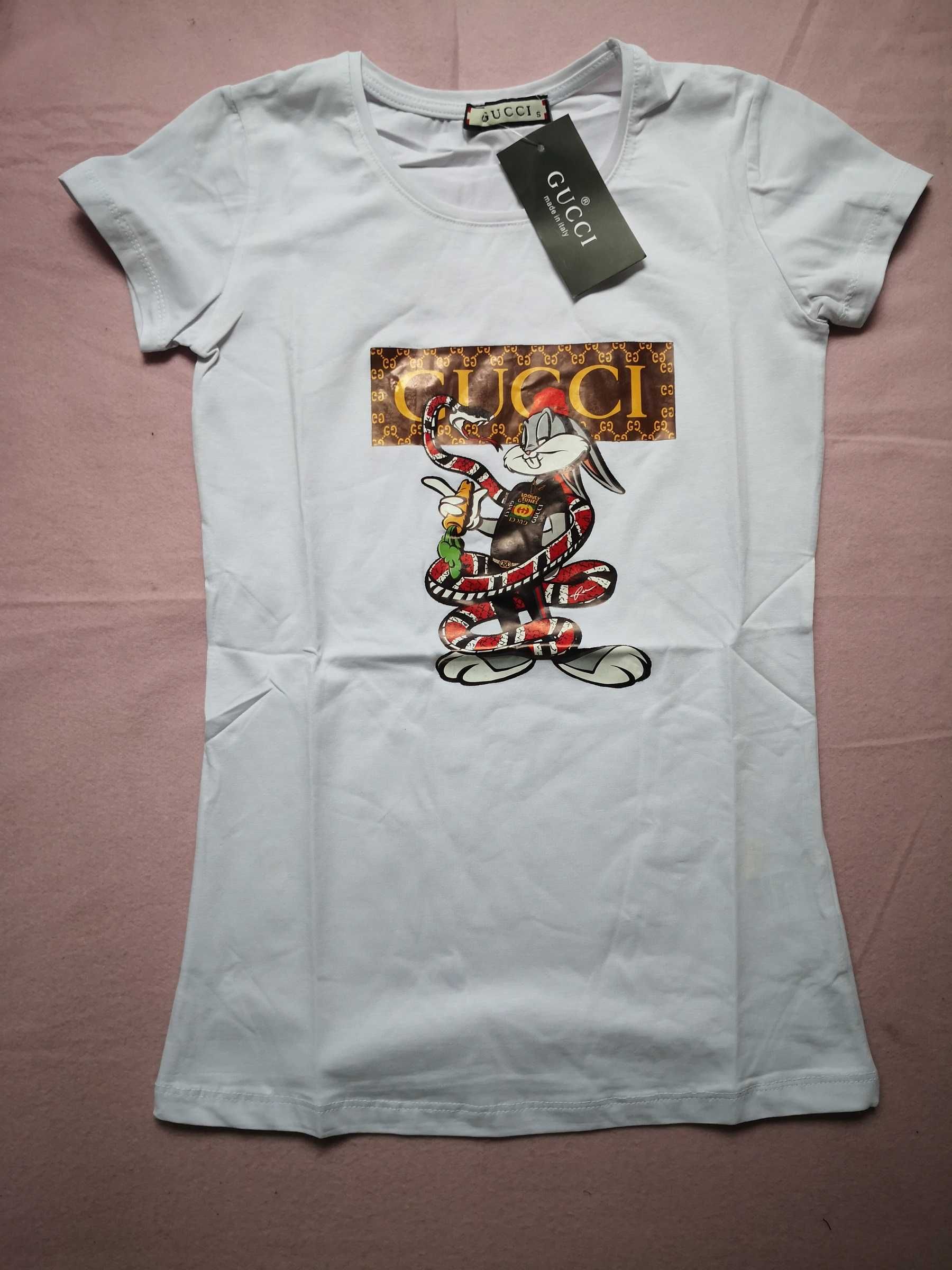 Koszulka damska Koszulki Guess Gucci Ralph Lauren nowe premium