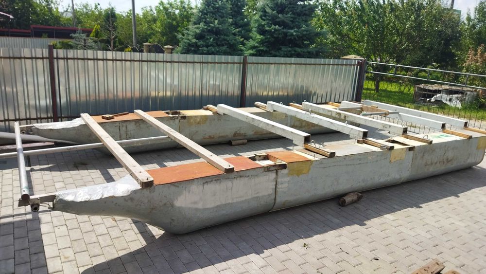 Катамаран розбірний саморобний, понтон
