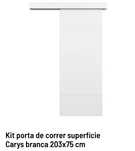 Porta de correr branca