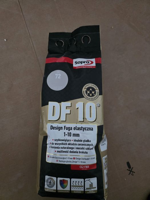 Elastyczna fuga Sopro DF10 o szerokości od 1 do 10 mm  2kg