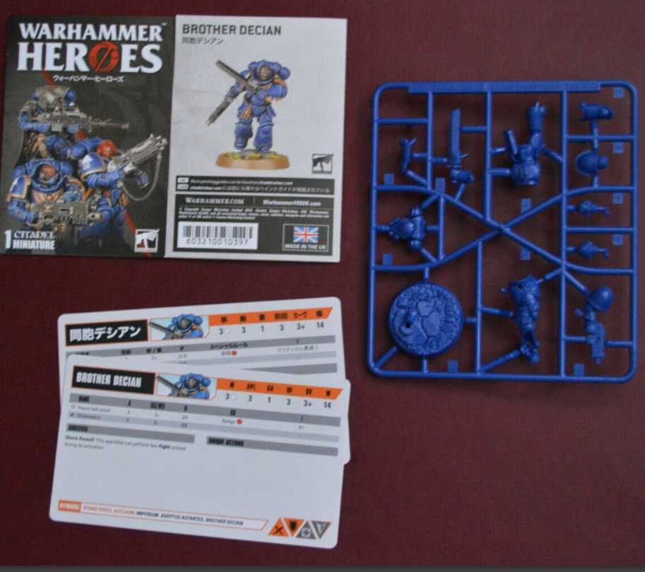 Warhammer 40000 Brother Decian Space Marine Heroes Series 4